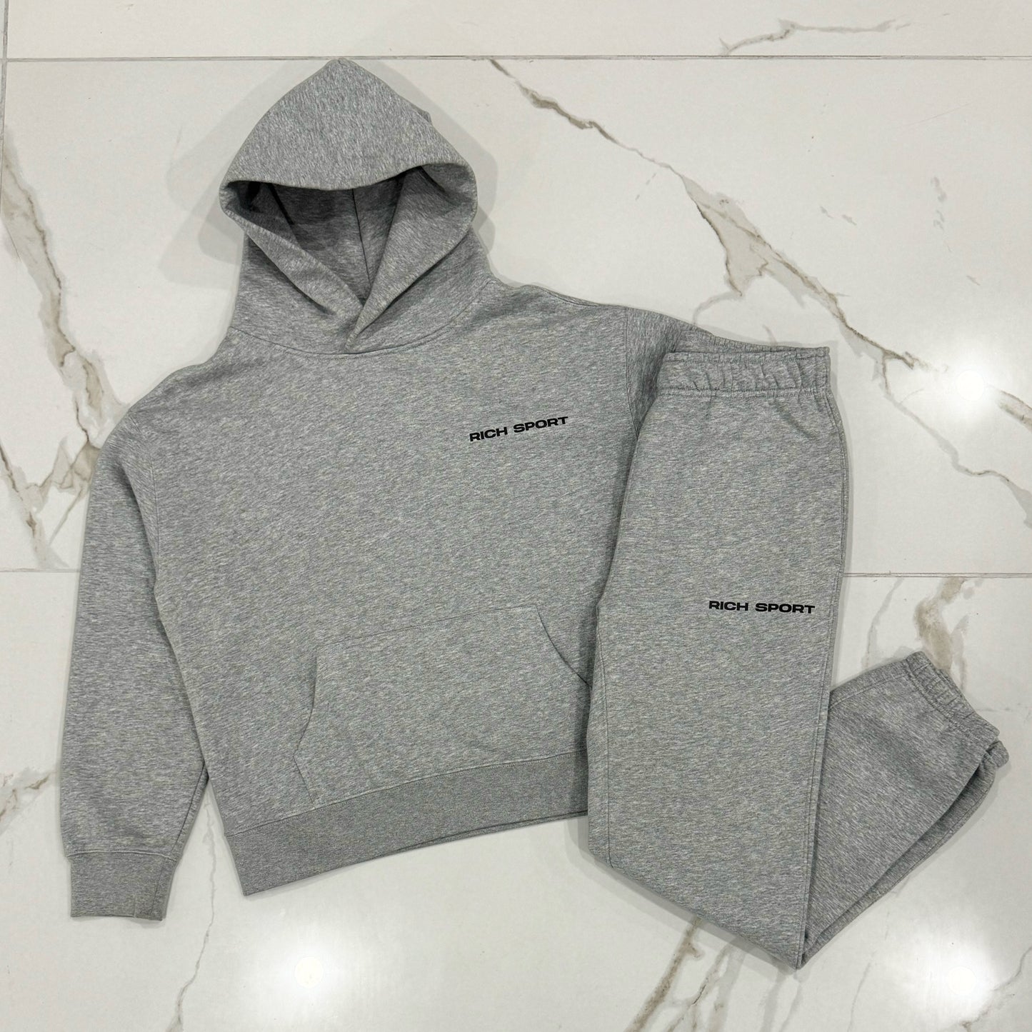 HEATHER GREY TRACKSUIT